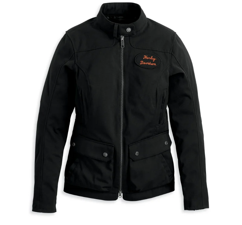 Harley-Davidson Women's Estabrook 3-IN-1 Textile Jacket Elasticated Jacket Padded Jacket Insulated Jacket