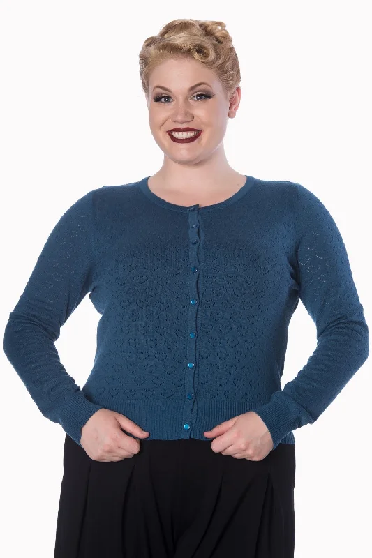 Up & Way Cardigan Handmade Hand-knitted Hand-woven