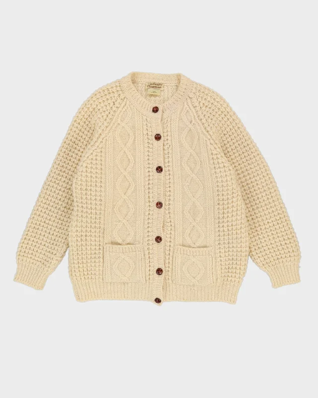 Edward Chapman Wool Knitted Cardigan - L Cotton Fabric Linen Fabric Terry Fabric