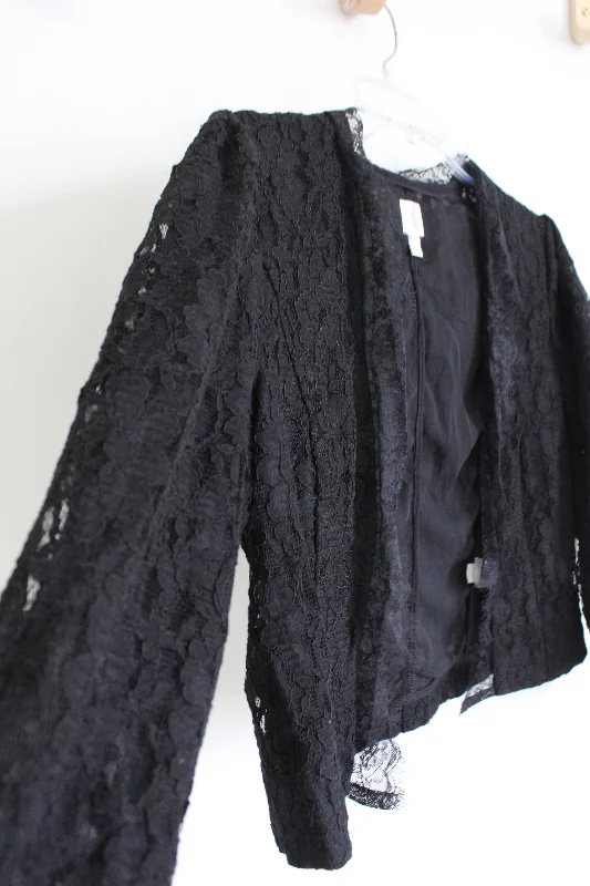Lauren Conrad Black Lace Cardigan | 16 Bright Pastel Dark