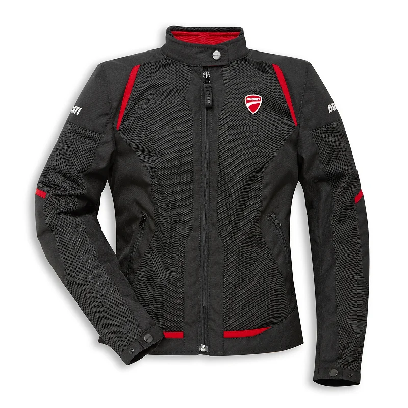 Ducati Flow C4+ Women's Fabric Jacket Chenille Fabric Brocade Fabric Lace Fabric