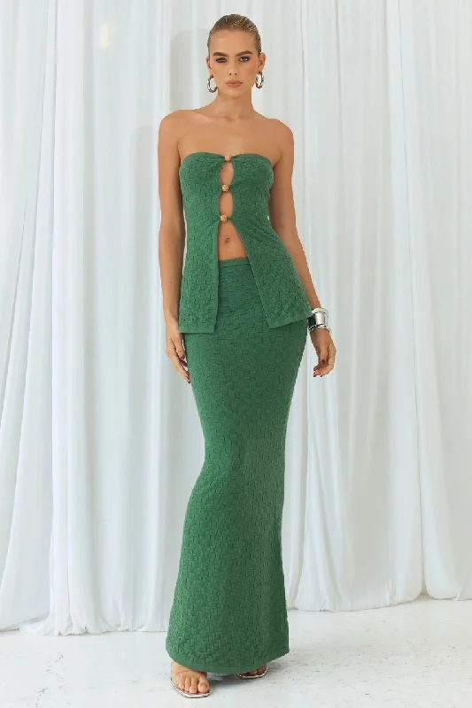 TAYA MAXI SKIRT - KHAKI mini skirt trendy