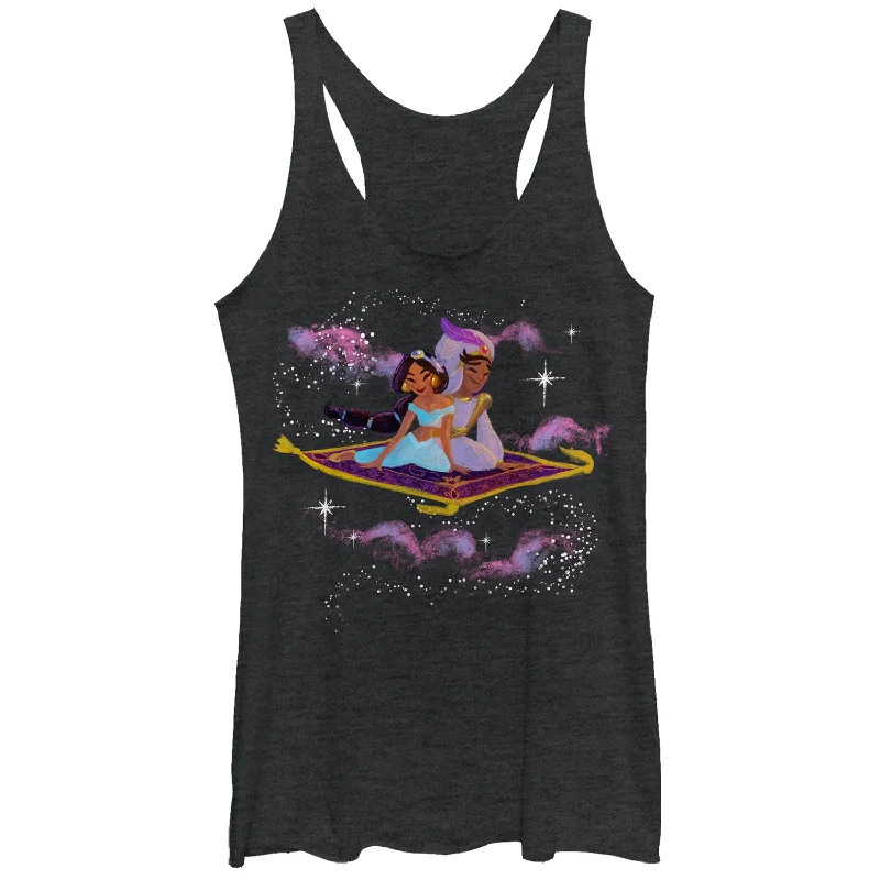 Women's Aladdin Magic Carpet Ride Racerback Tank Top print tank top