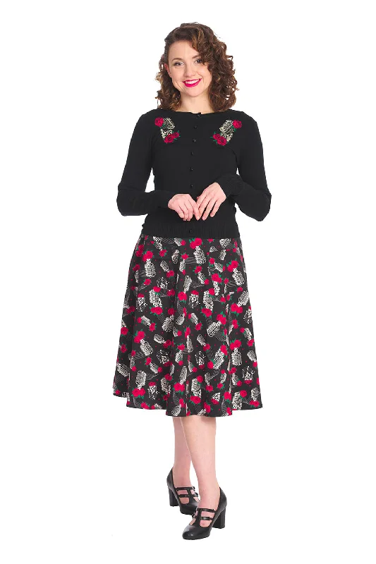 SINGING ROSE CARDIGAN Long Cardigan Short Cardigan Medium Cardigan