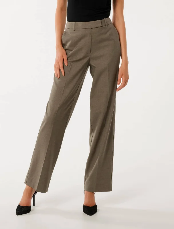 Amalie Straight Leg Pants Elegant Palazzo Trousers