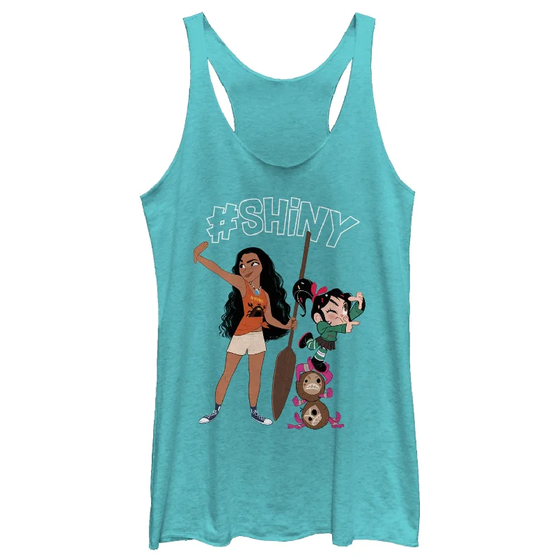 Women's Ralph Breaks the Internet #Shiny Racerback Tank Top seamless tank top