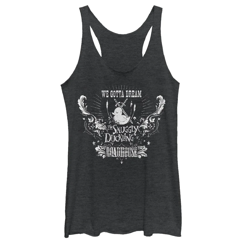 Women's Ralph Breaks the Internet Comfy Rapunzel Racerback Tank Top one shoulder tank