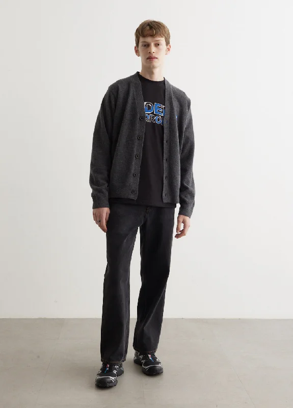 Logo Knit Cardigan Lightweight Heavyweight Midweight