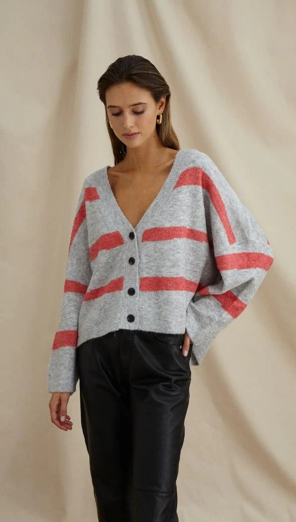 Violet Cardigan Fitted Loose Oversized