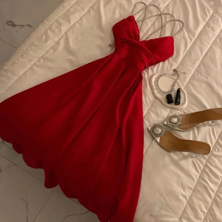 Cifeeo-back to school outfits 20th Birthday A line Spaghetti Straps Red Homecoming Dresses Knee Length Party Dress C2965 Tunics Evening elegant Cifeeo-back to school outfits 20th Birthday A line Spaghetti Straps Red Homecoming Dresses Knee Length Party Dress C2965 Tunics Evening elegant