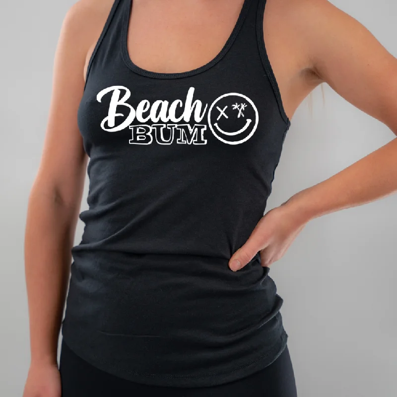 Ladies "BEACH BUM" Racerback Tank chic tank top