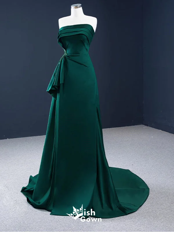 Gorgeous Strapless Beaded Lace up Back A-line Party Dress Long Prom Dresses to Impress, WGP945 empire Waist empire Gorgeous Strapless Beaded Lace up Back A-line Party Dress Long Prom Dresses to Impress, WGP945 empire Waist empire
