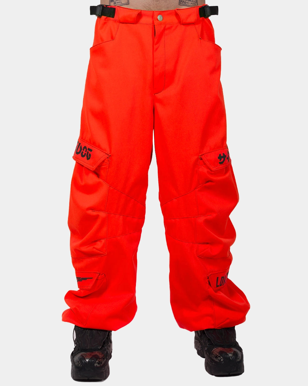 PROTON PANTS UV ORANGE Casual Wide Pants