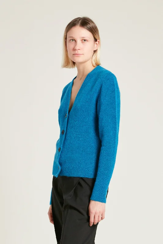 Cardigan Fiona Narciso Crew Neck V-Neck Turtle Neck