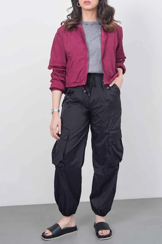 PARACHUTE CARGO PANTS Classic Straight-Leg Pants