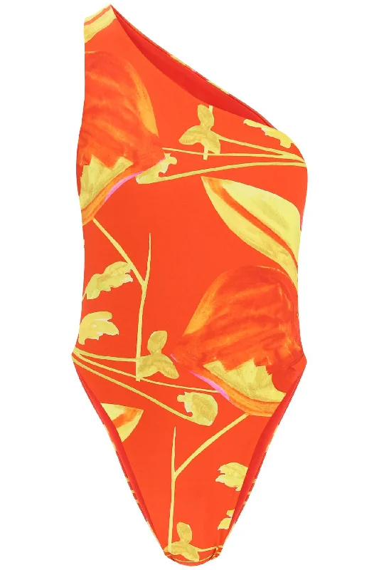 Plunge One-piece Swimsuit  - Rosso Chic Swimsuit Cover-Up