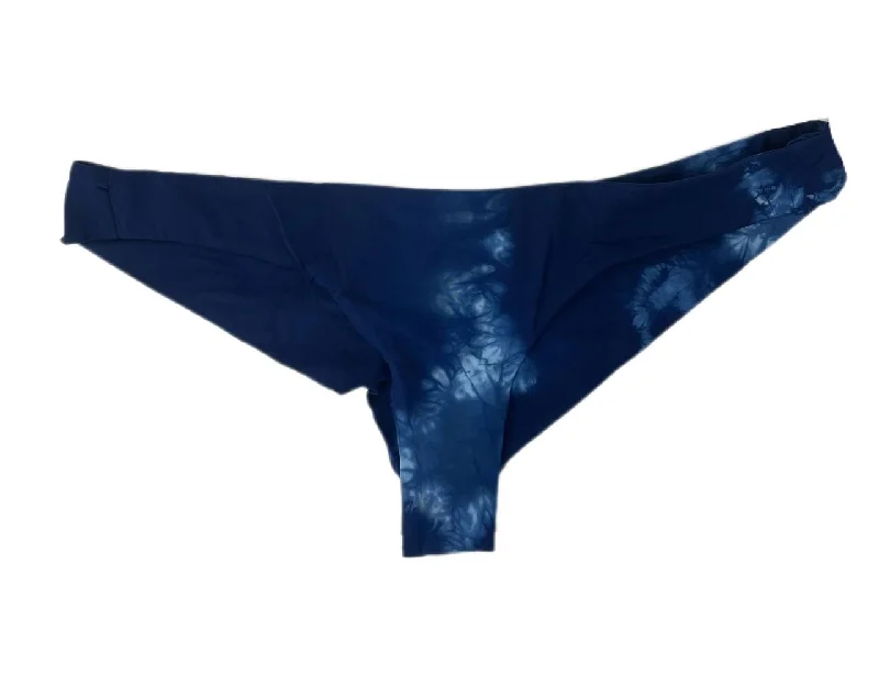 Frankies Women's Tie Die Blue Ryan Cheeky Swim Bottom Size M NWT Trendy Swimwear Set Frankies Women's Tie Die Blue Ryan Cheeky Swim Bottom Size M NWT Trendy Swimwear Set