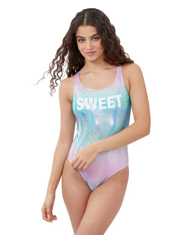 Gottex Girls Textured Ombre Round Neck One Piece Swimsuit Elegant Swimsuit Bottoms