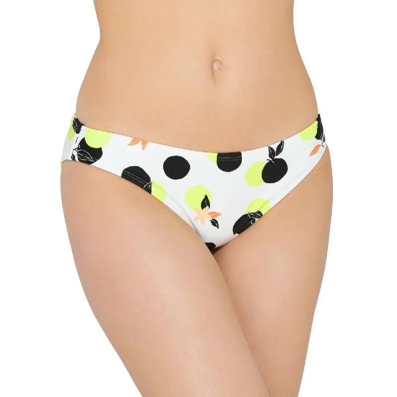 Hula Honey Womens Floral Lined Swim Bottom Separates Cross-Back Bikini