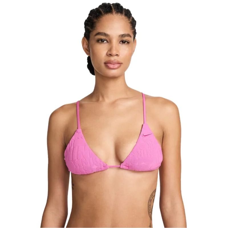 Nike - Swim Retro Flow Women's String Bikini Top (Playful Pink) Plus-Size Bikini Set Nike - Swim Retro Flow Women's String Bikini Top (Playful Pink) Plus-Size Bikini Set