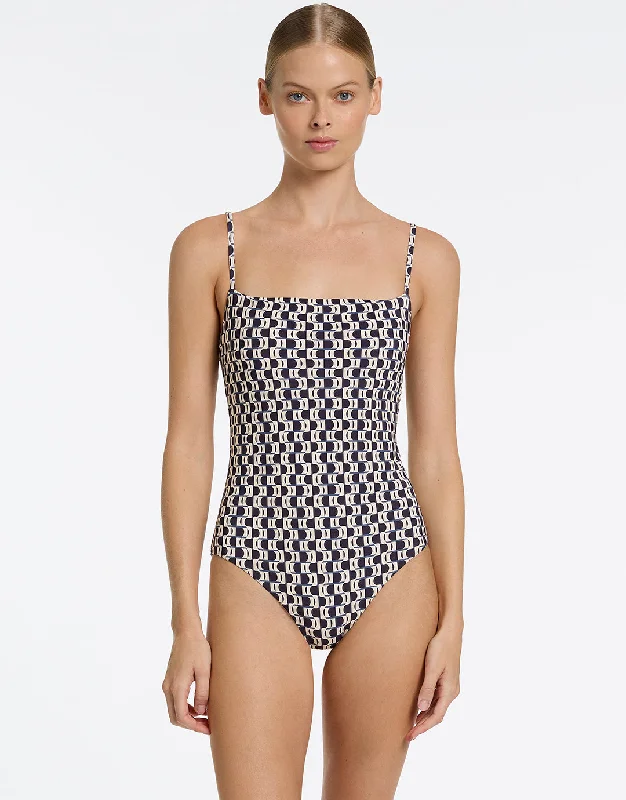 Rio Minimal Tank Swimsuit - Ink Classic Two-Piece Bikini