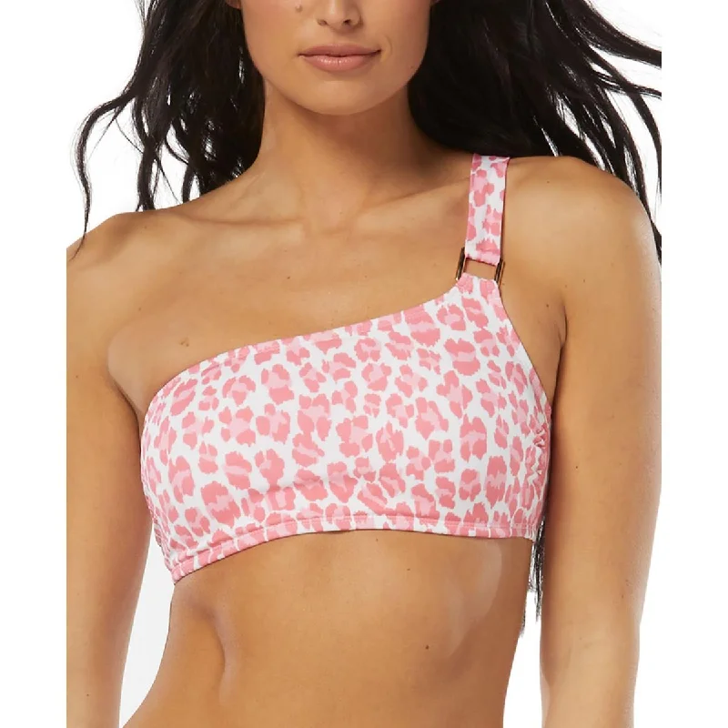 Sundazed Womens Animal One Shoulder Bikini Swim top Chic Beach Cover-Up
