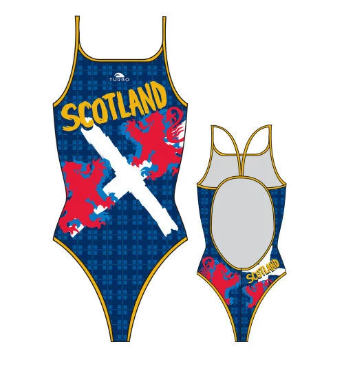 TURBO Scotland - 8300782-0099 - Thin Strap Womens Swimsuit / Swimwear / Costume - Swimming Reversible Bikini Set