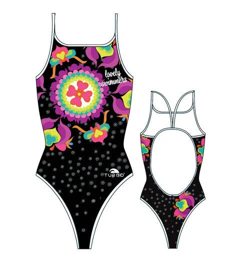 TURBO Lovely Swimmers - 898862-0009 - Thin Strap Womens Swimsuit / Swimwear / Costume - Swimming Classic Swimsuit Design TURBO Lovely Swimmers - 898862-0009 - Thin Strap Womens Swimsuit / Swimwear / Costume - Swimming Classic Swimsuit Design