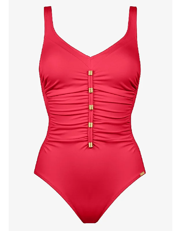 Uni Swimsuit - Coral Lace Back Bikini
