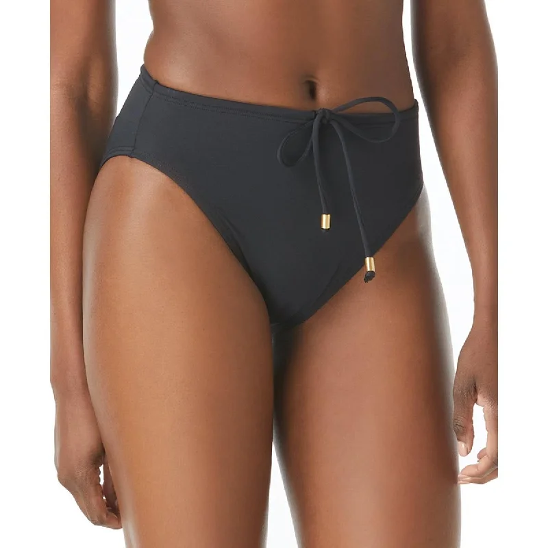 Vince Camuto Womens High-Waist Lined Swim Bottom Separates Ruched Swimwear Set