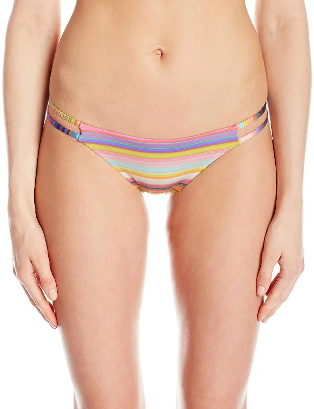 Women Sunset Reversible Gemini Full Bikini Bottom Swimsuit In Pink/multi Sleek Mesh Bikini Women Sunset Reversible Gemini Full Bikini Bottom Swimsuit In Pink/multi Sleek Mesh Bikini