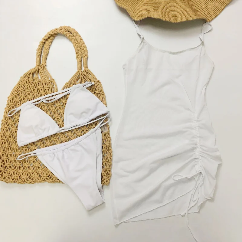 White Three-Piece Set
