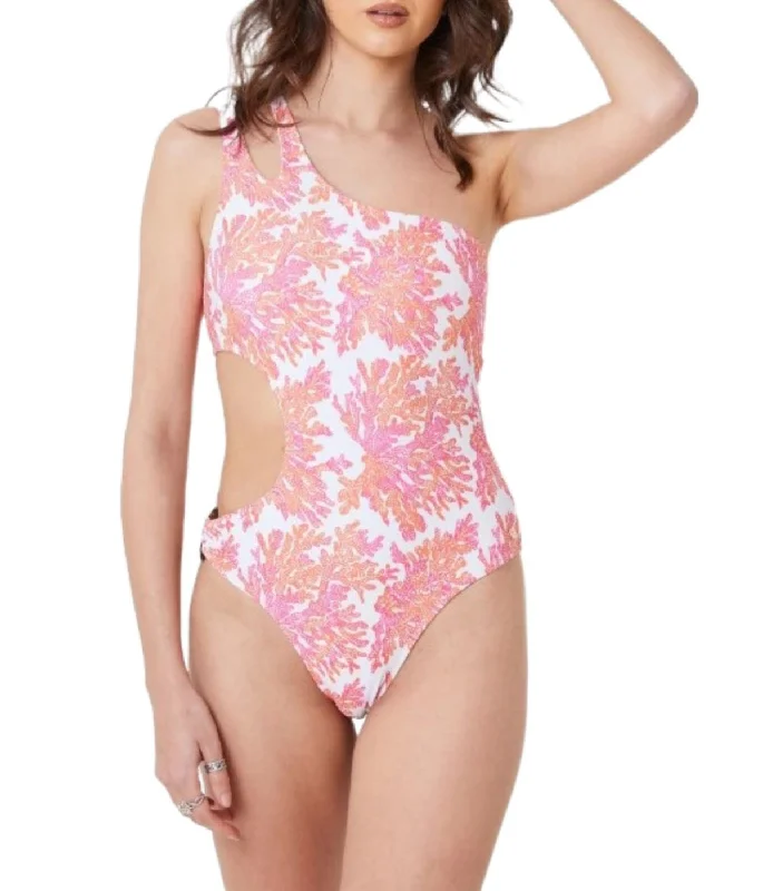 Women's Recycled Cut-Out Swimsuit Crisscross Back Swimsuit