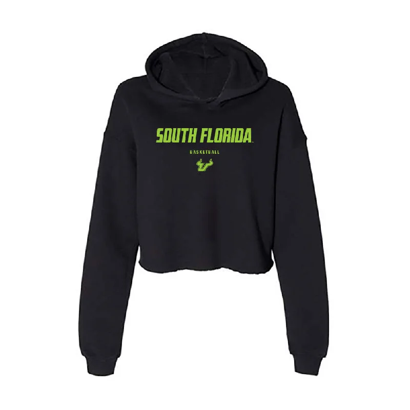 USF - NCAA Women's Basketball : Vittoria Blasigh - Women's Crop Fleece Hoodie Hoodie with Reflective Safety Nightwear USF - NCAA Women's Basketball : Vittoria Blasigh - Women's Crop Fleece Hoodie Hoodie with Reflective Safety Nightwear