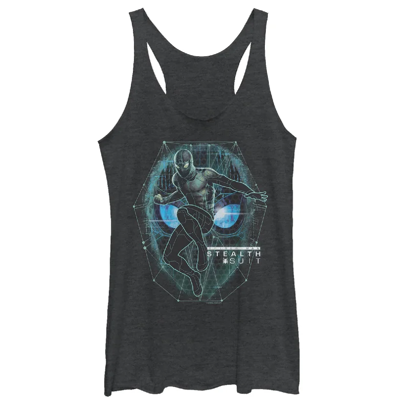 Women's Marvel Spider-Man: Far From Home Suit Schematic Racerback Tank Top soft tank top Women's Marvel Spider-Man: Far From Home Suit Schematic Racerback Tank Top soft tank top