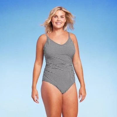 New - Kona Sol Women's Ruched Full Coverage One Piece Swimsuit Swimwear Sexy Swimwear Set New - Kona Sol Women's Ruched Full Coverage One Piece Swimsuit Swimwear Sexy Swimwear Set
